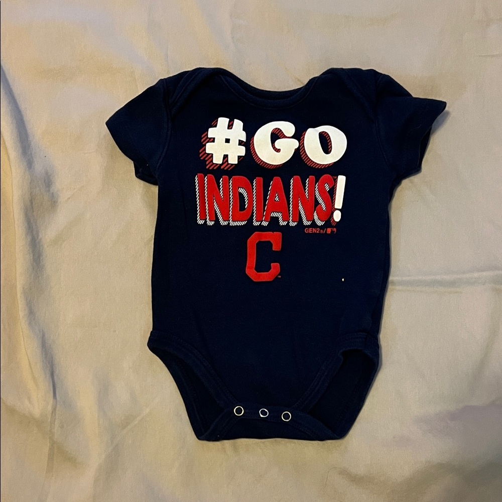Cleveland Baseball Indians Baby Bodysuit